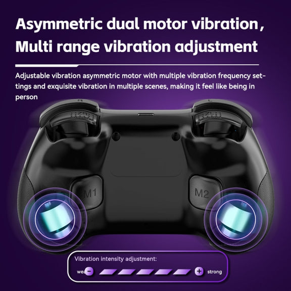 Z01 Wireless Gaming Vortex Dual Hall Body Grip For Switch / PS3 / PS4 / Adroid / IOS(green)