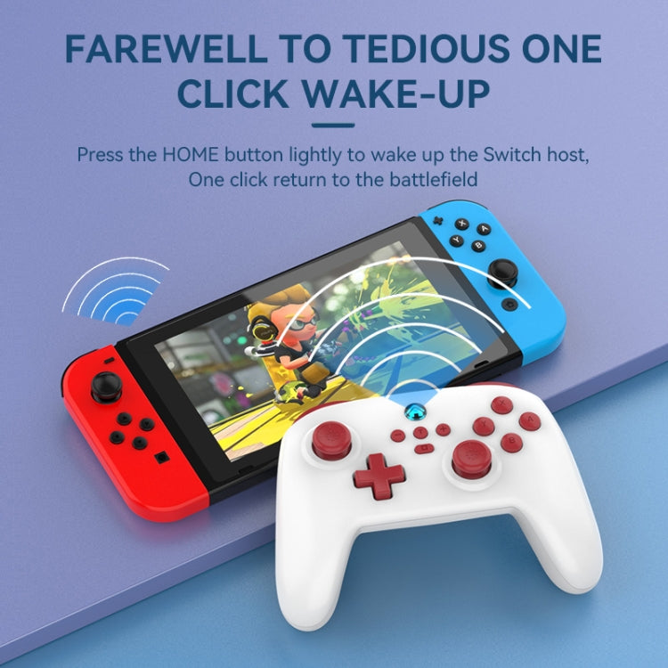 Wireless Bluetooth Gamepad With Wakeup Vibration Body Gamepad For Switch / Android / Apple / PC(Green)