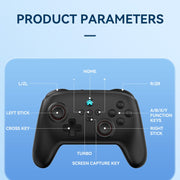 Wireless Bluetooth Gamepad With Wakeup Vibration Body Gamepad For Switch / Android / Apple / PC(Green)