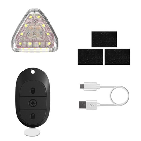 M7 Motorcycle Flashing Light Water-resistant Long Duration Wireless Remote Control Modified Warning Lights(One Light One Remote Control)