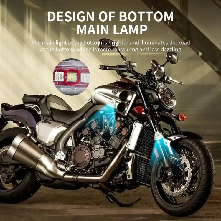 M7 Motorcycle Flashing Light Water-resistant Long Duration Wireless Remote Control Modified Warning Lights(One Light One Remote Control)