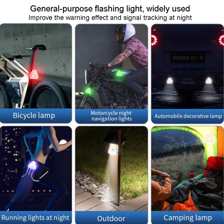 M7 Motorcycle Flashing Light Water-resistant Long Duration Wireless Remote Control Modified Warning Lights(One Light One Remote Control)