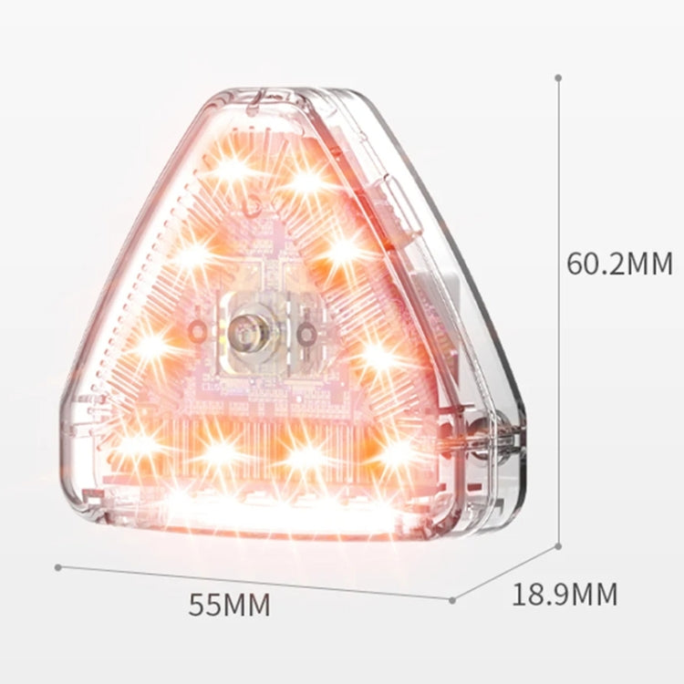 M7 Motorcycle Flashing Light Water-resistant Long Duration Wireless Remote Control Modified Warning Lights(One Light One Remote Control)