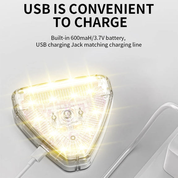 M7 Motorcycle Flashing Light Water-resistant Long Duration Wireless Remote Control Modified Warning Lights(One Light One Remote Control)