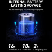 M7 Motorcycle Flashing Light Water-resistant Long Duration Wireless Remote Control Modified Warning Lights(One Light One Remote Control)