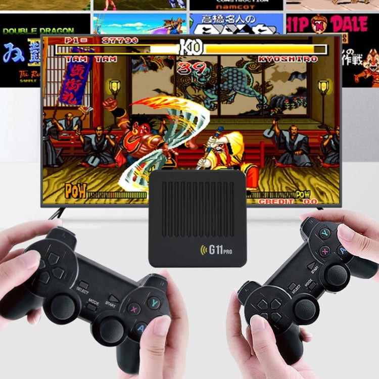 G11 PRO Game Machine TV Box Dual System HDMI HD 4K Retro Arcade, Style: 64G+Charging Handle
