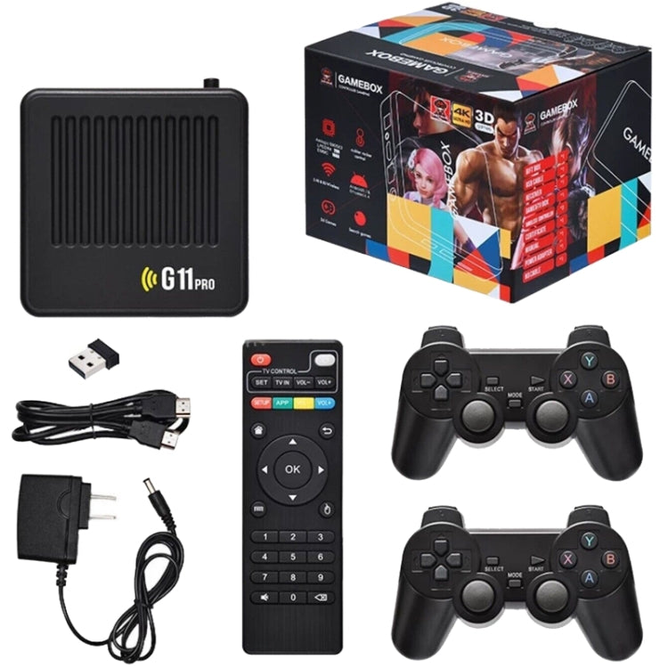 G11 PRO Game Machine TV Box Dual System HDMI HD 4K Retro Arcade, Style: 256G+Charging Handle
