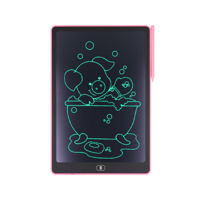 16 Inch Children LCD Writing Board Erasable Drawing Board, Color: Pink Monochrome Handwriting
