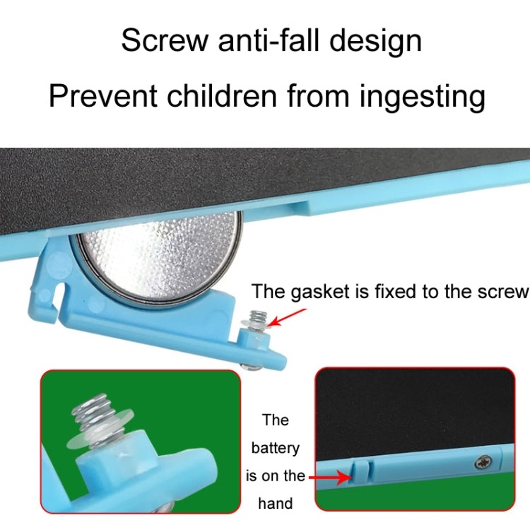 16 Inch Children LCD Writing Board Erasable Drawing Board, Color: Pink Monochrome Handwriting