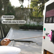 Portable Extension Pole for Car Driving Parking, Color: Purple+Gray