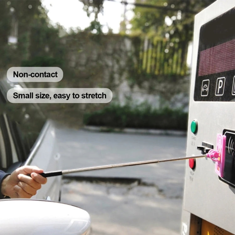 Portable Extension Pole for Car Driving Parking, Color: Purple+Gray