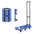 Folding Hand Trolley Portable Luggage Handling Turtle Cart(Blue) - Hand Carts by PMc TechLife | Online Shopping South Africa | PMc TechLife | Buy Now Pay Later Mobicred