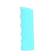 Automotive Universal Silicone Handbrake Handle Cover Brake Handle Decorative Protective Sleeve, Size: Straight Sleeve(Luminous Blue)
