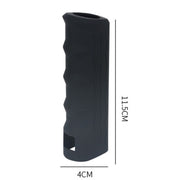 Automotive Universal Silicone Handbrake Handle Cover Brake Handle Decorative Protective Sleeve, Size: Oblique Sleeve(Luminous Blue)