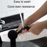 Automotive Universal Silicone Handbrake Handle Cover Brake Handle Decorative Protective Sleeve, Size: Straight Sleeve(Black)