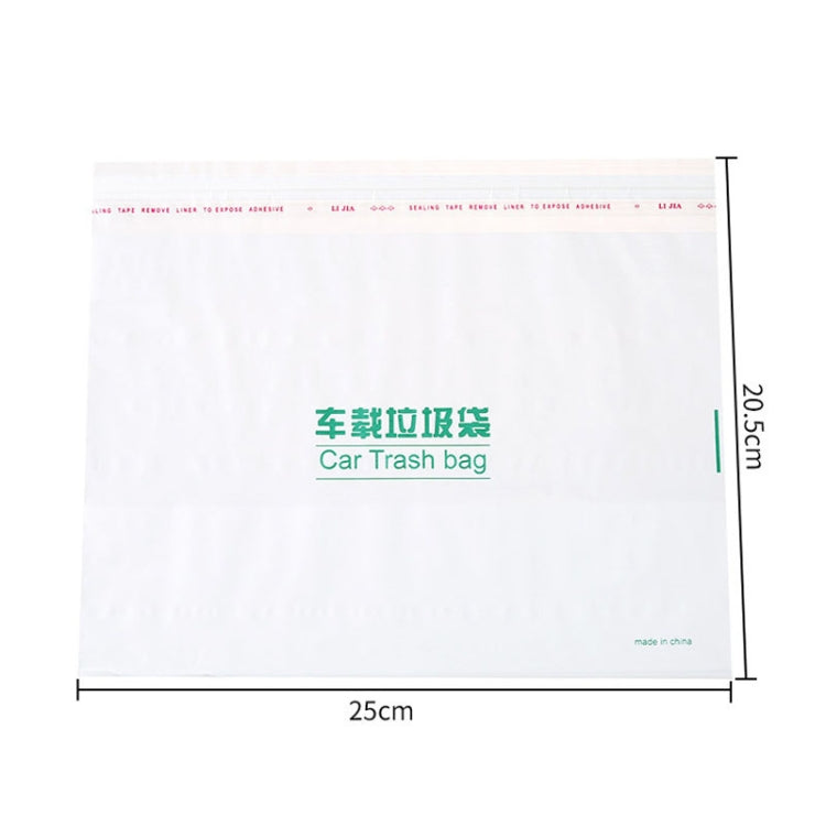 20pcs /Pack Car And Household Disposable Garbage Bag Self-Adhesive Automobile Storage Organizer, Size: Large