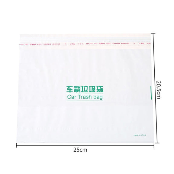 20pcs /Pack Car And Household Disposable Garbage Bag Self-Adhesive Automobile Storage Organizer, Size: Large