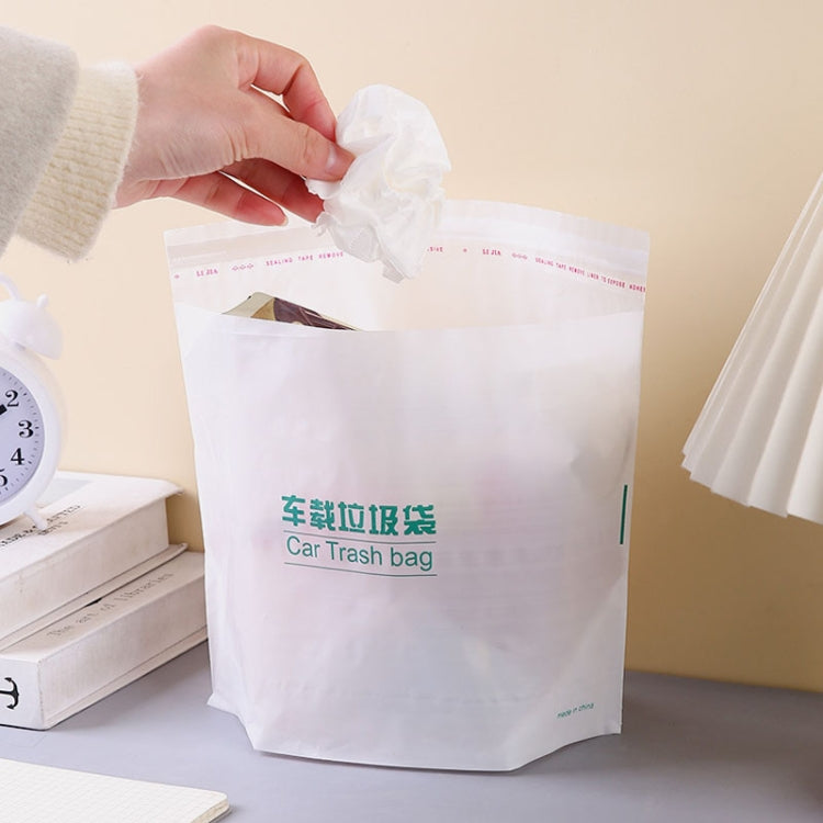 20pcs /Pack Car And Household Disposable Garbage Bag Self-Adhesive Automobile Storage Organizer, Size: Large