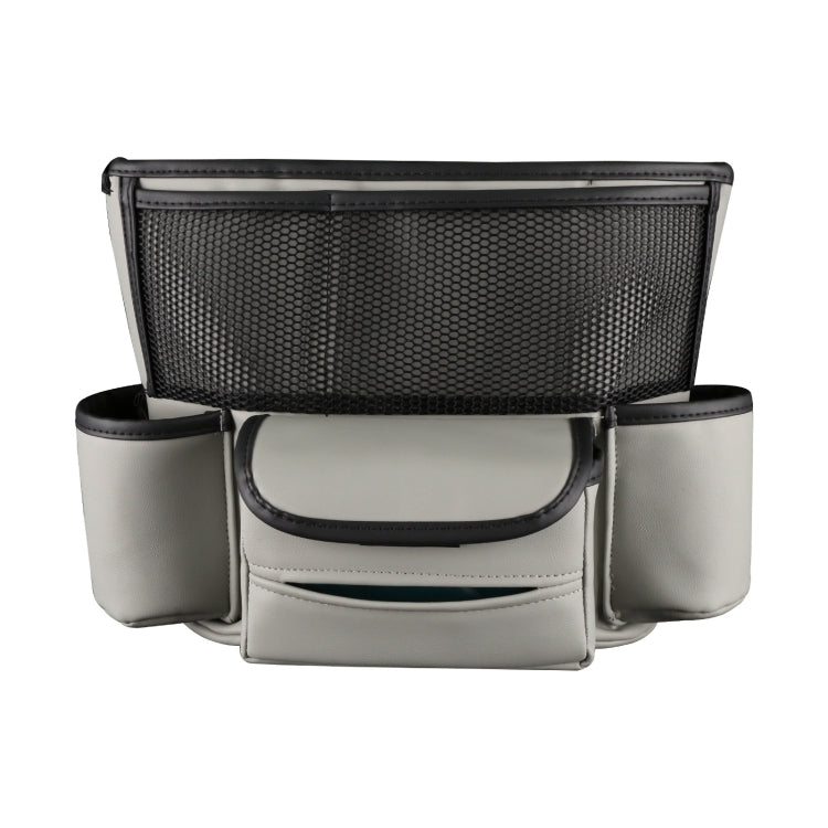 Car Multifunctional Armrest Box Storage Bag Car Interior Supplies(Grey)