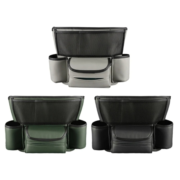 Car Multifunctional Armrest Box Storage Bag Car Interior Supplies(Green)