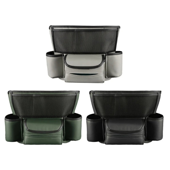 Car Multifunctional Armrest Box Storage Bag Car Interior Supplies(Green)
