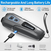 Dog Repeller Ultrasonic Pet Anti-Barking Training Device High Power Dog Repellent With LED Flashlight(Gray)