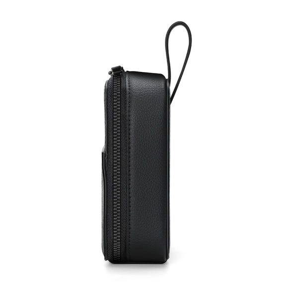 PU Leather Watch Strap Organizer Box For Apple Watch Band  Travel Storage Case(Black)