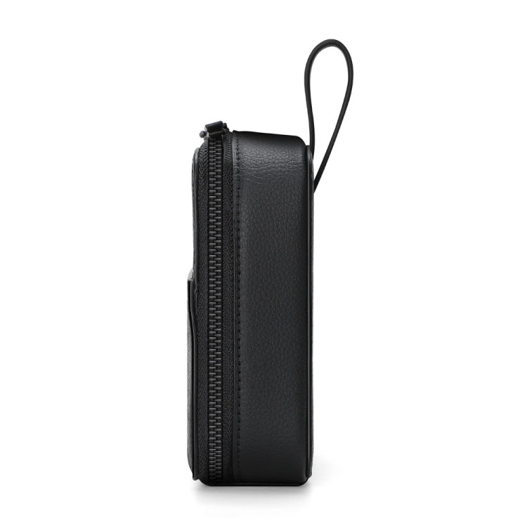 PU Leather Watch Strap Organizer Box For Apple Watch Band  Travel Storage Case(Black)