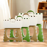 Medium Outdoor Camping Decking Chair Portable Household Foldable Bench(Color Random Delivery)