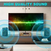 Car High-power Bluetooth Plug-in Card Digital Smart Amplifier(EU Plug)