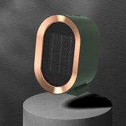 Small Desktop Electric Heater Home PTC Instant Energy-saving Heater, Spec: UK Plug(Green)