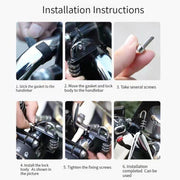 Motorcycle Helmet Anti-Theft Lock Fixed Helmet Combination Padlock, Color: Silver