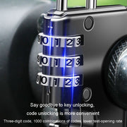Motorcycle Helmet Anti-Theft Lock Fixed Helmet Combination Padlock, Color: Silver