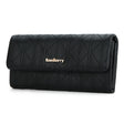 Baellerry N8918 Ladies Long Large Capacity Wallet Magnetic Buckle Clutch Phone Bag(Black) - free shipping - PMC TechLife - Order now!