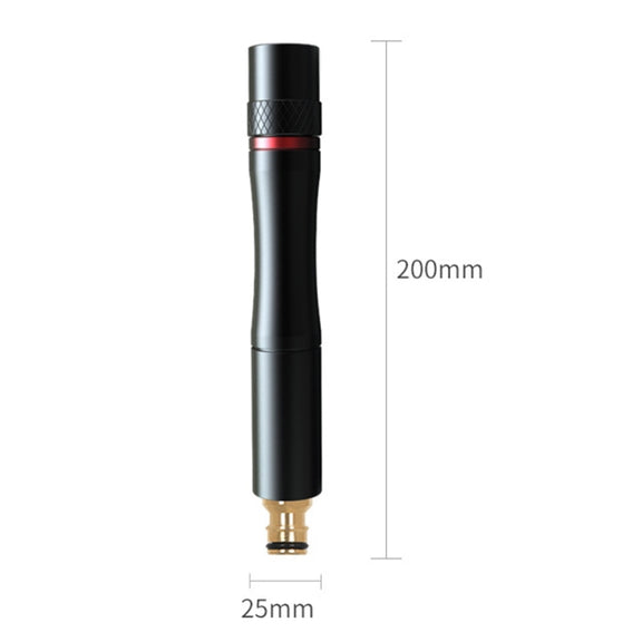 Straight Car Wash Watering Sprinkler High Pressure Garden Irrigation(Black)