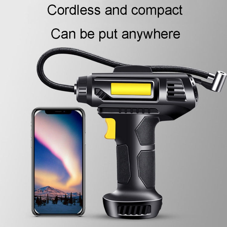 Portable Multifunctional Car Inflator Automobile Tire Pneumatic Pump, Model: Wireless Digital