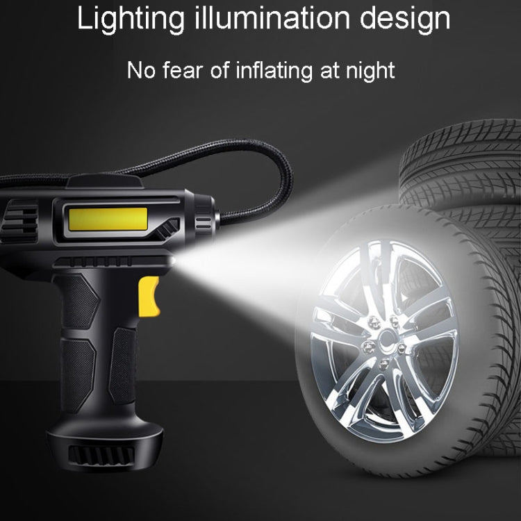 Portable Multifunctional Car Inflator Automobile Tire Pneumatic Pump, Model: Wireless Digital