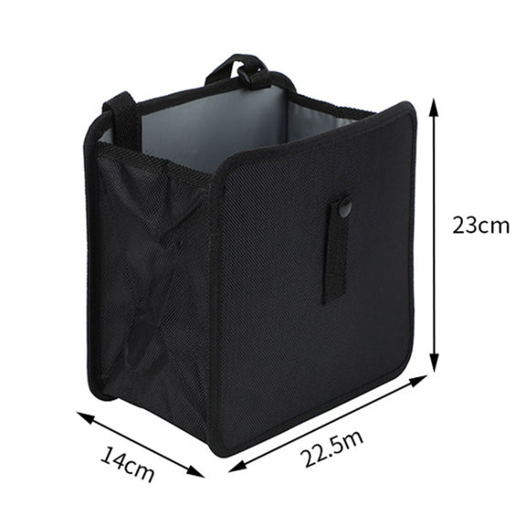 Car Seatback Trash Can Automotive Multifunctional Storage Organizer, Style: Black Red Edge