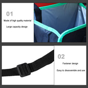 Car Seatback Trash Can Automotive Multifunctional Storage Organizer, Style: Black Red Edge
