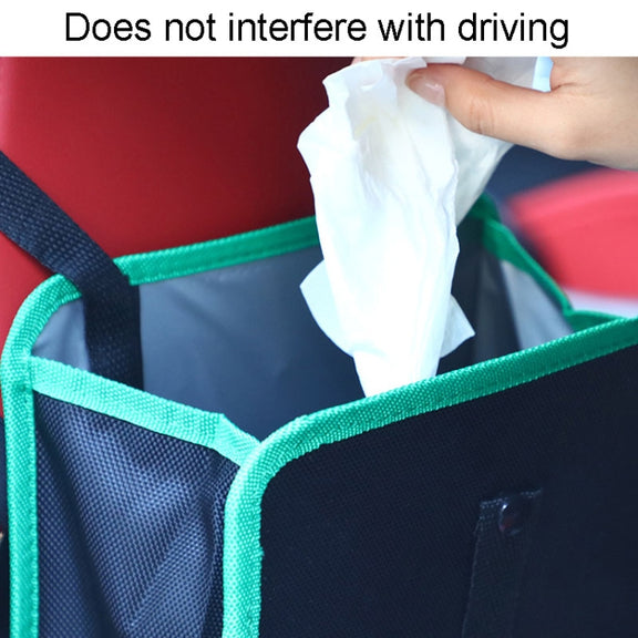 Car Seatback Trash Can Automotive Multifunctional Storage Organizer, Style: Black Red Edge