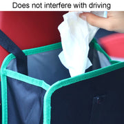Car Seatback Trash Can Automotive Multifunctional Storage Organizer, Style: Black Green Edge