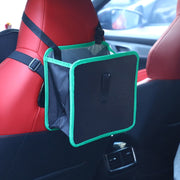 Car Seatback Trash Can Automotive Multifunctional Storage Organizer, Style: Black Gray Edge