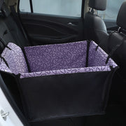 Car Single Seat Water-resistant Pet Seat Protective Pad, Color: Purple Cloud