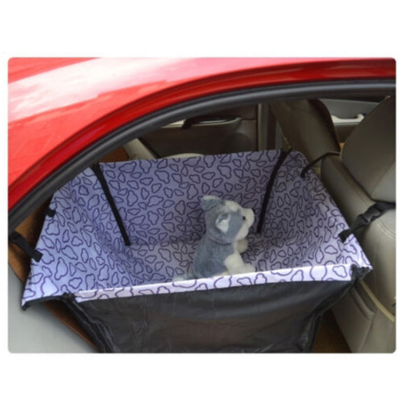 Car Single Seat Water-resistant Pet Seat Protective Pad, Color: Green Cloud