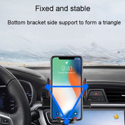 2 In 1 Car Cell Phone Telescopic Holder Universal Automobile Navigation Bracket(Blue)