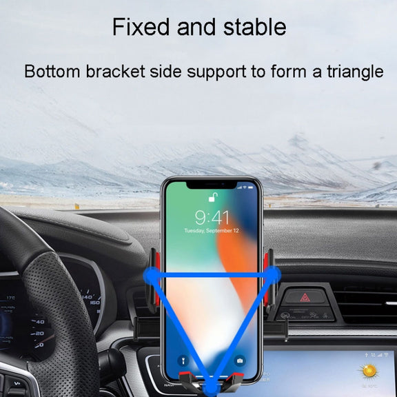 2 In 1 Car Cell Phone Telescopic Holder Universal Automobile Navigation Bracket(Blue)