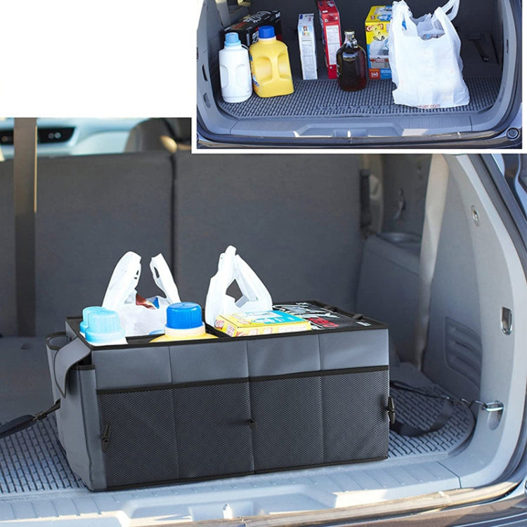 Car Foldable Glove Storage Box Trunk Organizer(Beige)