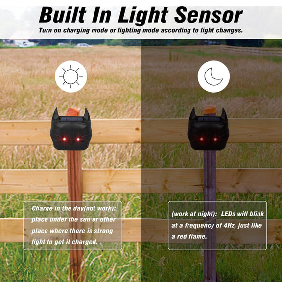 MS-216 Solar Red Light Burst Flash Mouse Repeller Ultrasonic Animal Repeller