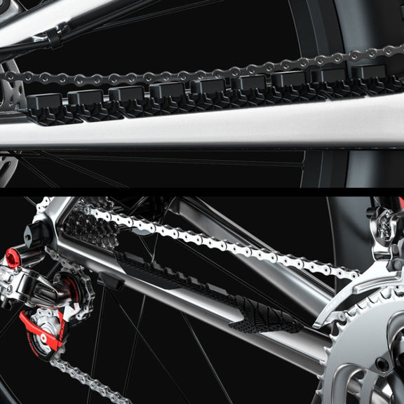 ENLEE E-654 Bicycle Silicone Chainstay Protector Mountain Road Bike Downtube Cover Stickers, Model: E214