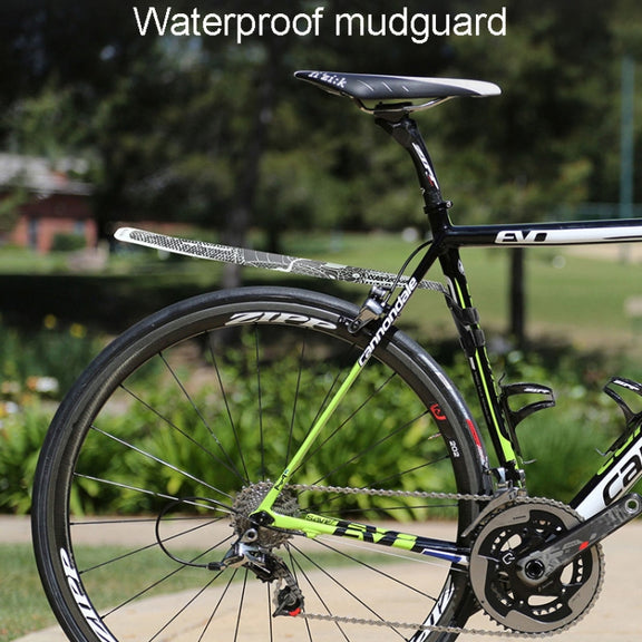 ENLEE E-641316 6pcs /Set Bicycle Extended Front And Rear Mudguards Road Bike Quick Detachable Fenders, Style: Five-Star Model